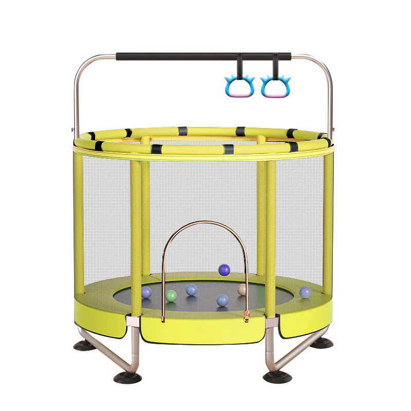Trampolín deportivo para niños con juguete de red, trampolín para saltar, Fitness, trampolín Universal para niños y adultos