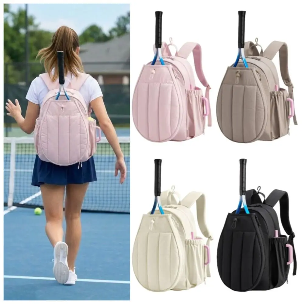 

Вместительный теннисный рюкзак 20 л, регулируемая сумка для теннисных ракеток, водонепроницаемый, с отделением для обуви, чехол для ракеток для пиклбола, для путешествий