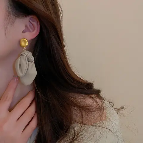 8 best sales läderörhänge - №7