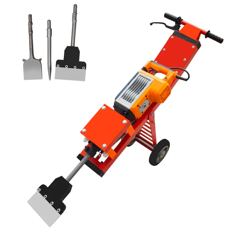 hand - pushed tile breaker, for breaking old tiles, plastic runway removal.