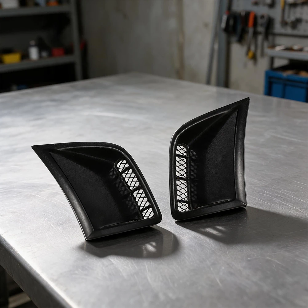 Matte Black Air Intake Vent Grille Covers for For Impreza For WRX STI Front Bumper 2008-2014 Direct Install No Drilling