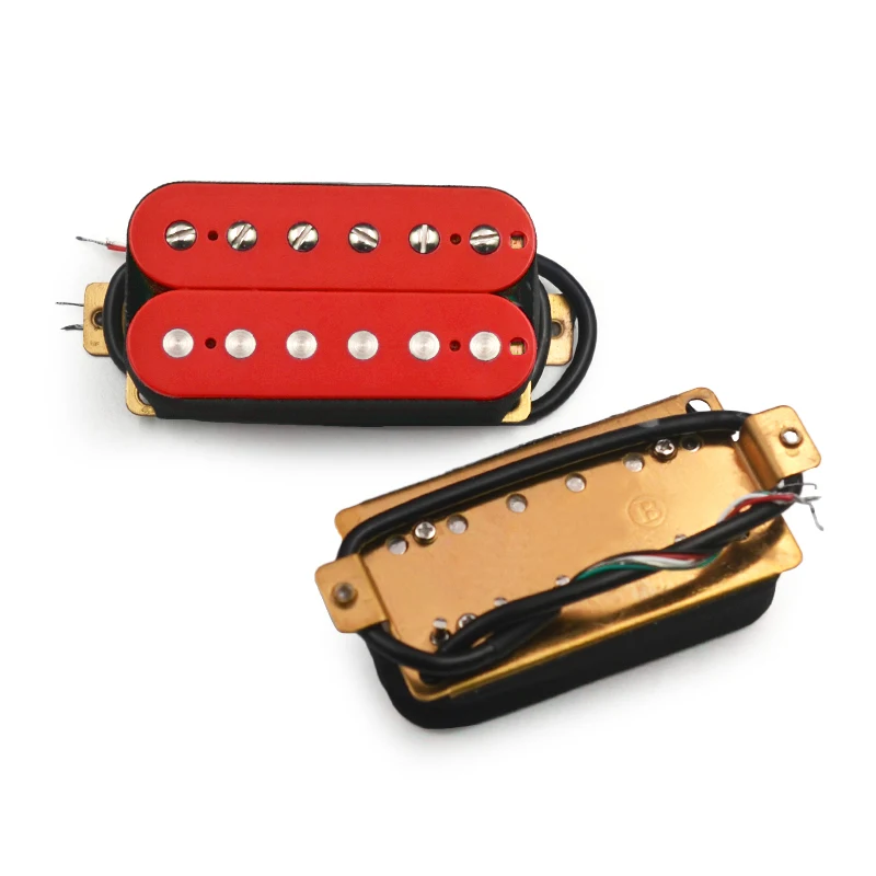 Guitarra eléctrica Doble bobina Humbucker Pastilla de guitarra eléctrica Rojo