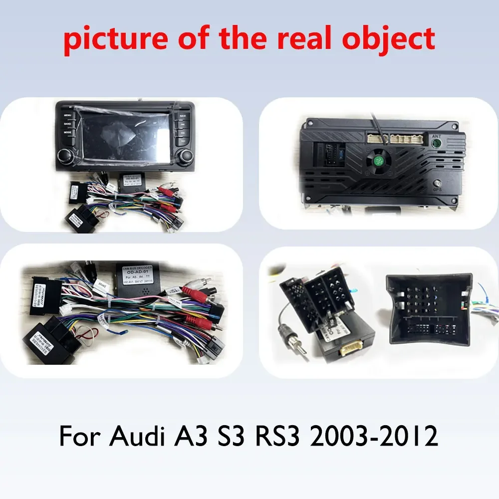 For Audi A3 8P 2003-2011 S3 RS3 Sportback Multimedia GPS Autoradio Player Wireless Carplay Android Auto Car Radio Android 16