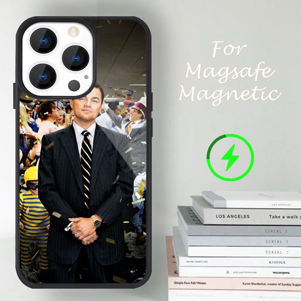 Movie T-The Wolf of Wall Street Phone Case For iPhone 14 13 12 11 15 Pro Max Magsafe Magnetic