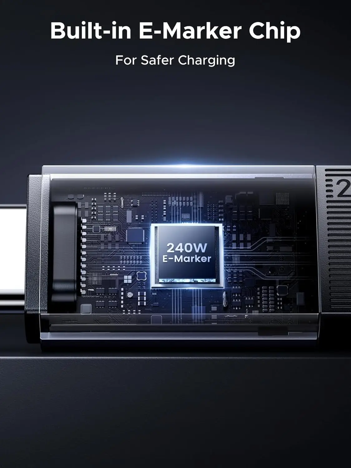 UGREEN Cable USB C de 240 W Gen2 10 Gbps USB 3.2, Salida de vídeo 4K 60 Hz Carga rápida Compatible con iPhone 16/15/14 Pro Max