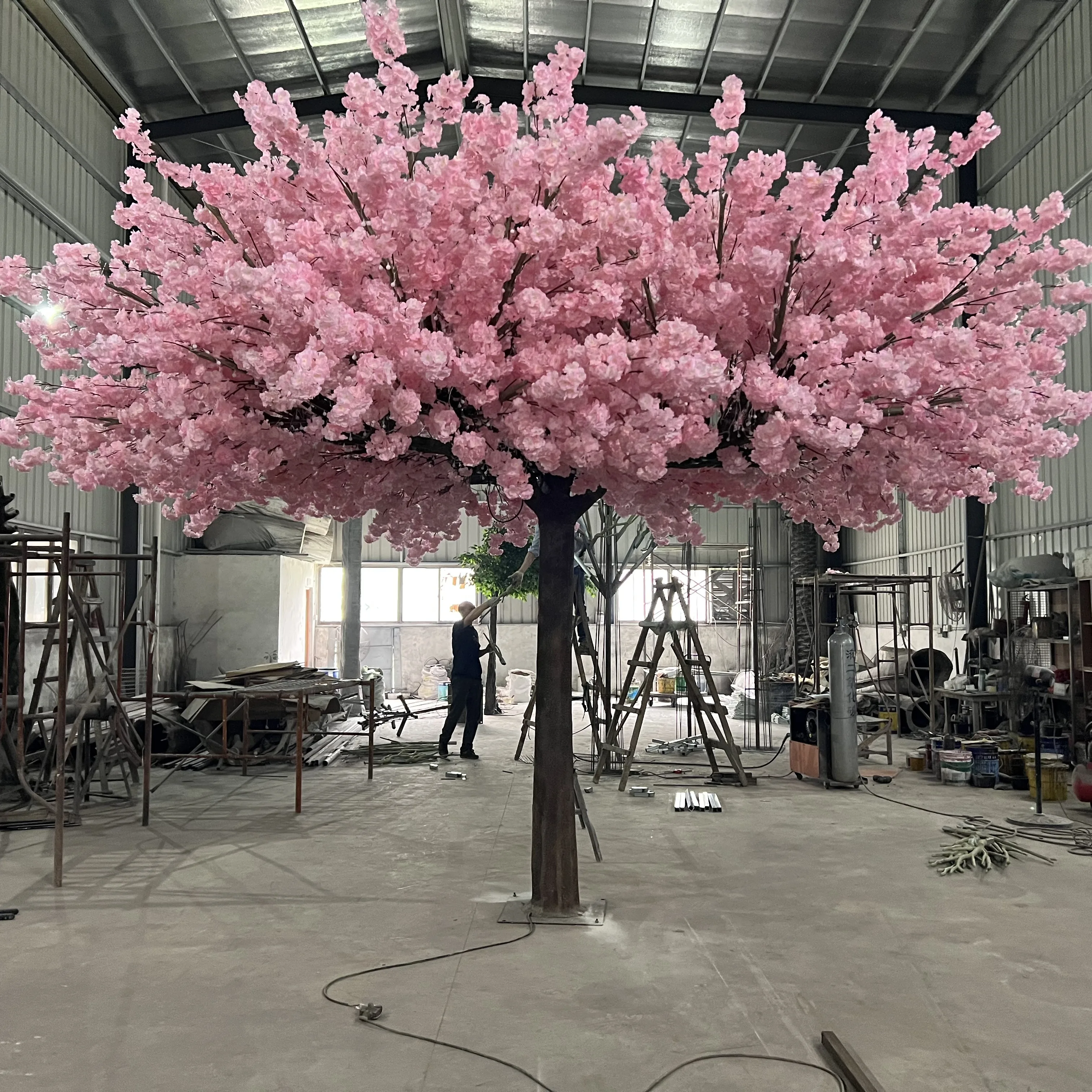 Wedding White 12ft Pink Sakura Giant Tree Artificial Cherry Blossom Tree Artificial Cherry Blossom Tree