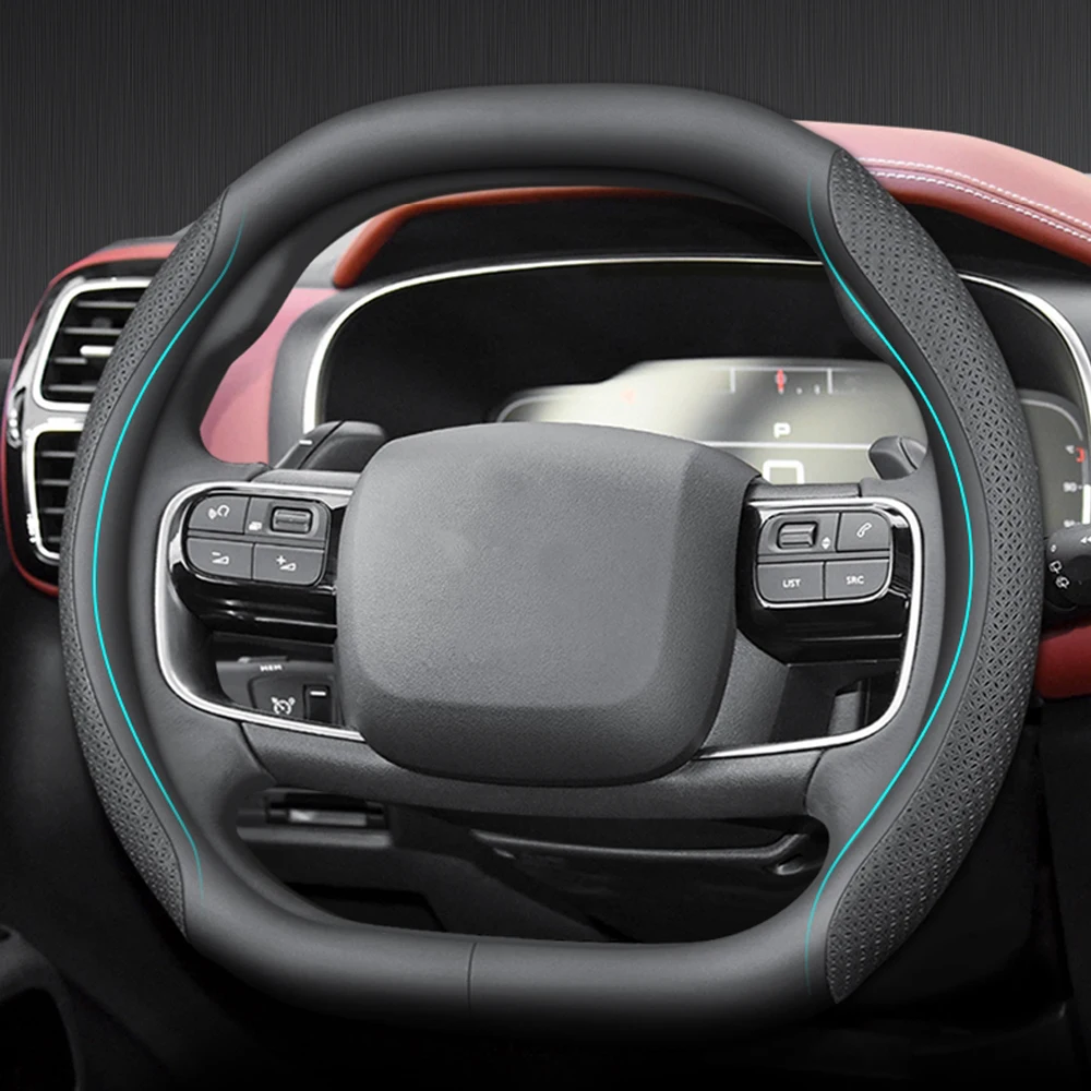 

Для Volvo EX30 2025 ультратонкий чехол на руль Four Seasons General Motors, чехол на ручку, противоскользящие аксессуары для салона автомобиля