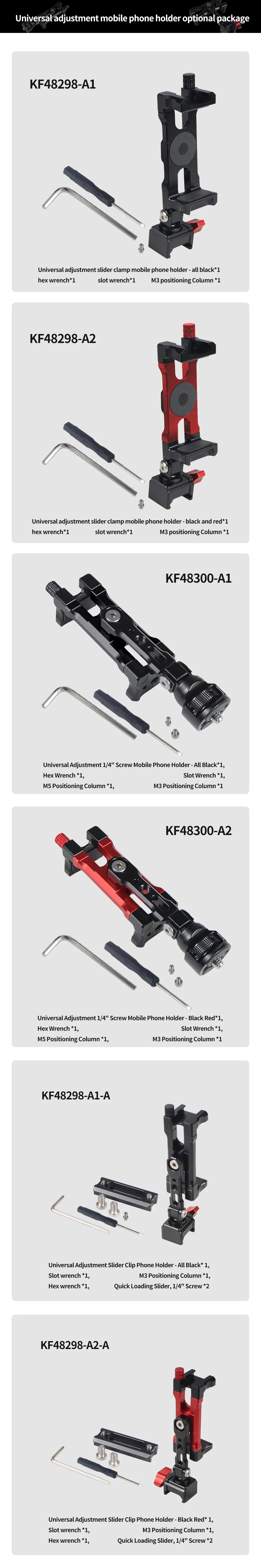 NATO Rail Clamp Mobile Halter Kaltschuh Halterung Clip für Smartphone Kamera Käfig Rig für DJI Gimbal RS3 RS4 Monitor Stativ Halterung – Detail 7