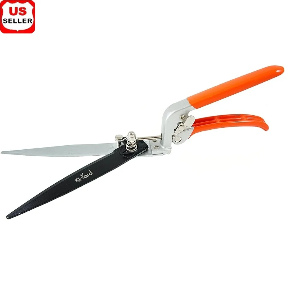 

Extra Sharp Garden Hand Pruners Ergonomic Comfortable Cutting Power Lever Technology Non-Stick Blades Serrated Edge Lightweight