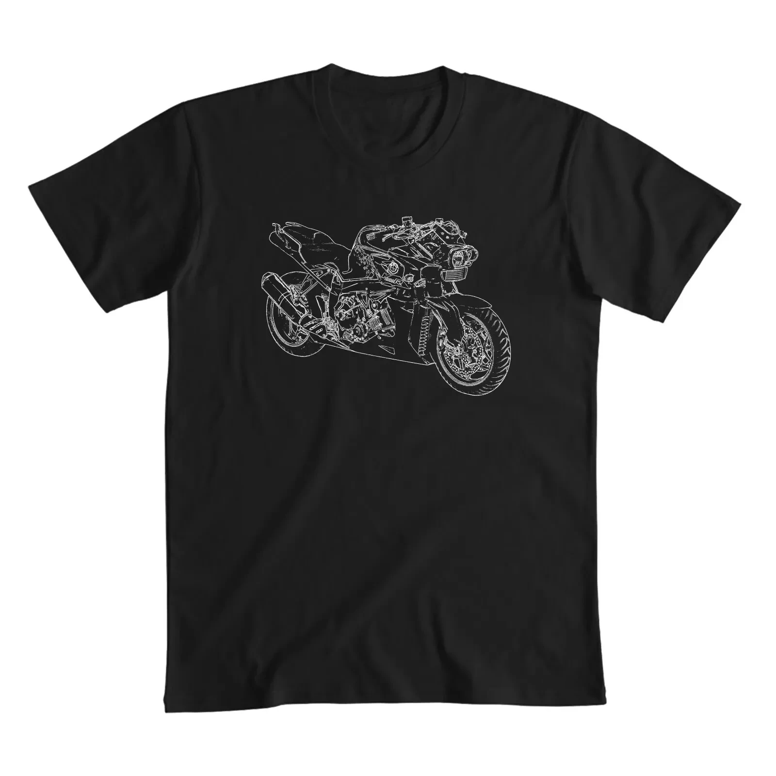 2024 Men T Shirt Casual K1300R Classic Logo T-shirt Graphic Summer Short Sleeves 100% Cotton S-3XL Cool Tee
