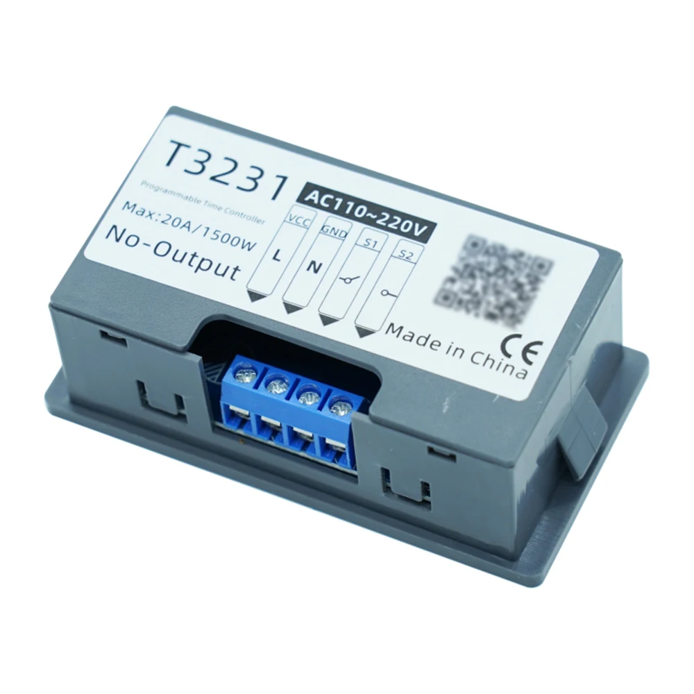 DC 12V AC 110 220V Digitales Zeitverzögerungsrelais-Modul Zyklusverzögerungstimer Rote und blaue Dual-LED-Anzeige Zeitrelais-Schalter für Auto – Detail 3