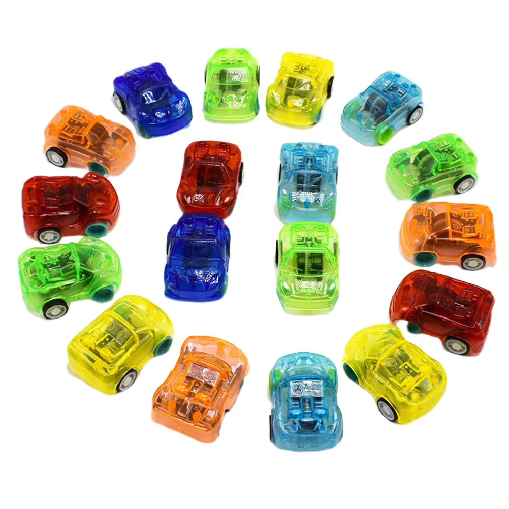 

10 Pcs Inertia Toy Cars Friction Models Safe Eco Friendly Pull Back Motion Sensor Automobile Mini Toddler Party Favors Bright