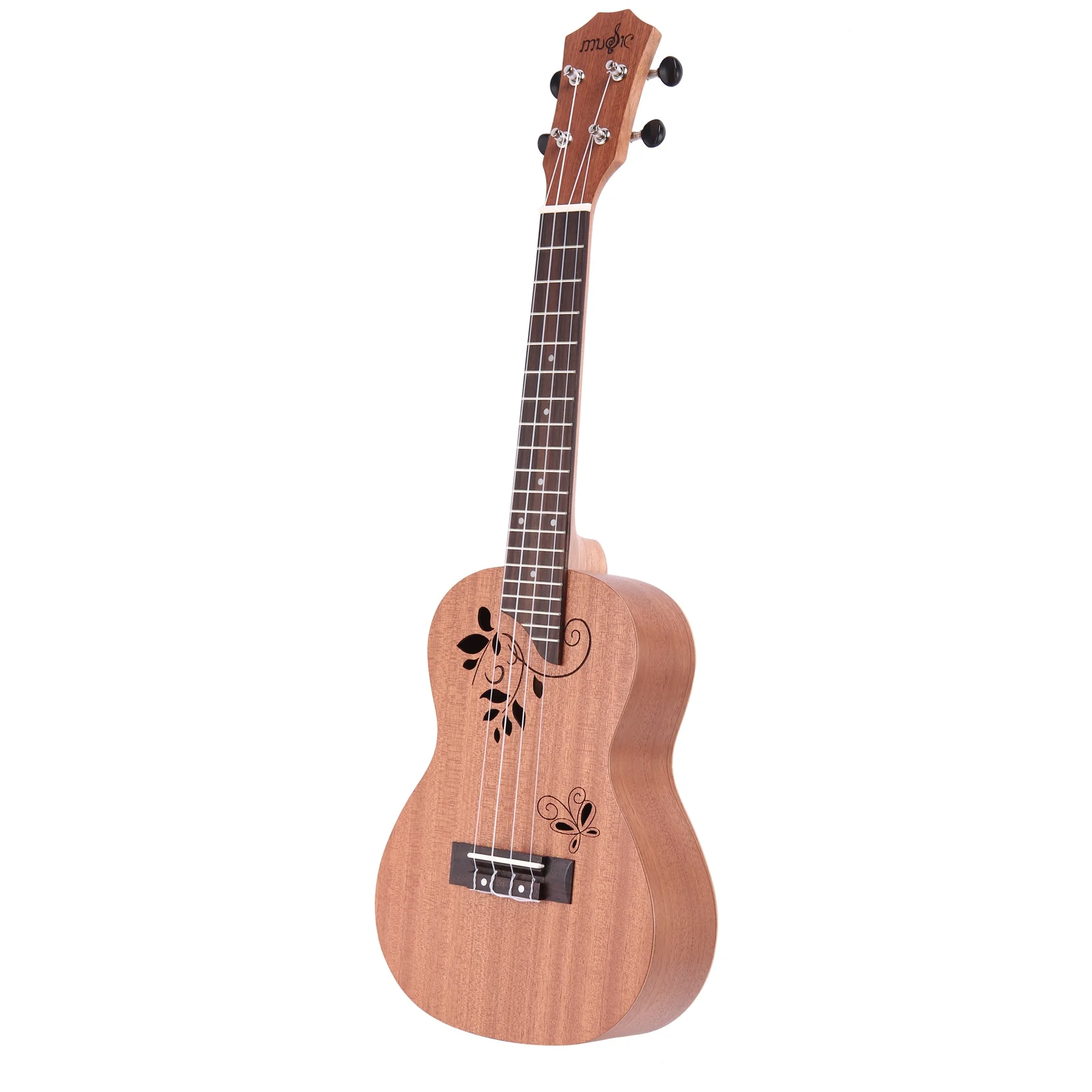 

FRLI-y23 inch Ukulele Concert Ukulele 23 Inch 17 Frets Mahogany 4 String Acoustic Beginner Hawai