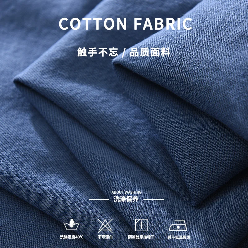 Camisas vaqueras Retro japonesas para hombre, nueva camisa vaquera para primavera y otoño, Top vaquero de algodón puro, camisa con cuello cuadrado, ropa de moda juvenil