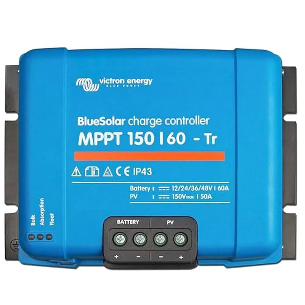

MPPT Solar Charge Controller 60A Solar Panels 12/24/36/48V BlueSolar Tr Solar Charge Controller 150V Maximize Power Output