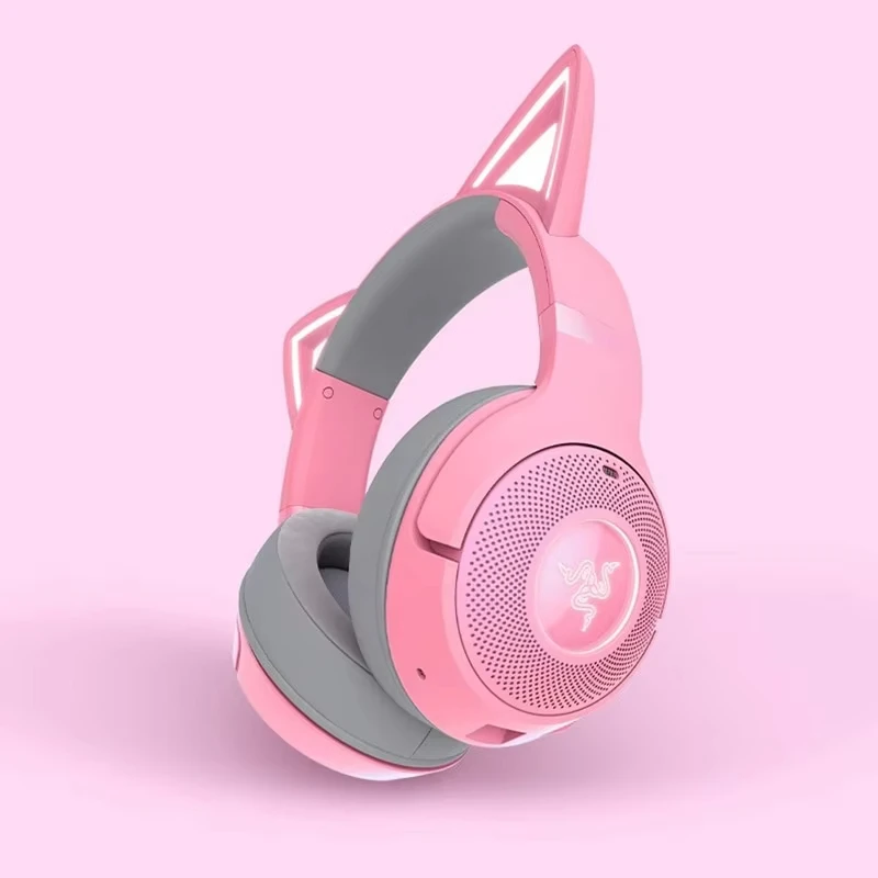 سماعة Razer Kraken Kitty V2 BT اللاسلكية بلوتوث RGB للكمبيوتر وألعاب الفيديو #4