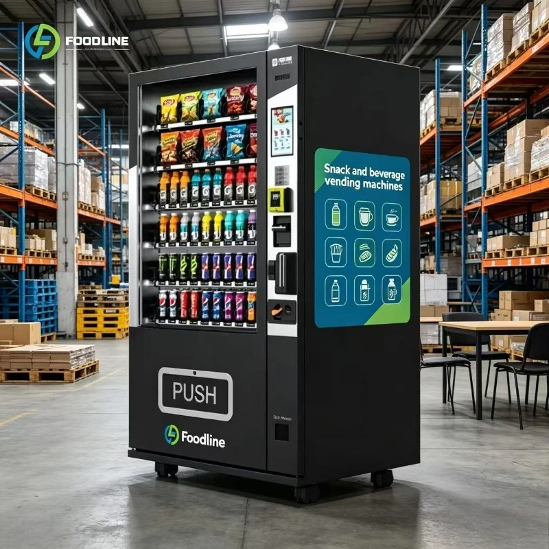 FL Customized Large Capacity Snack Vending Machine for Foods and Drinks with Card Payment