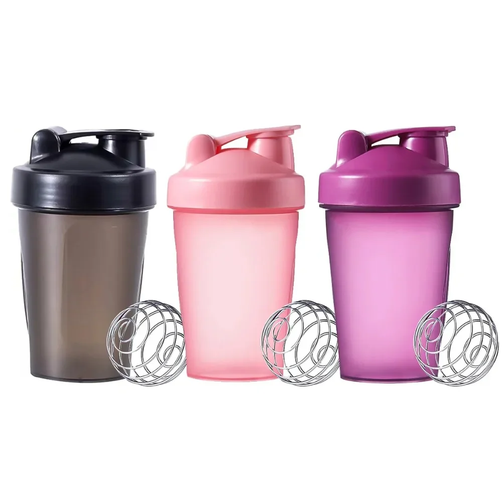 1pc Protein Shaker Wasser flasche mit Shaker Ball auslaufs ichere Getränke tasse bpa kostenlose Mixer flasche Fitness zubehör Fitness flasche