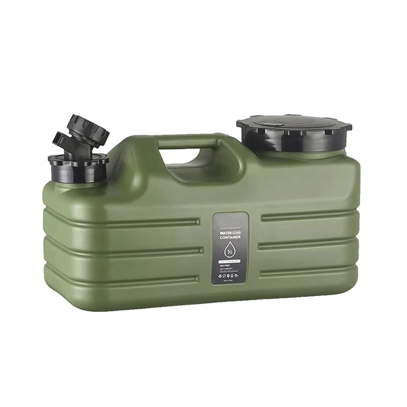 DW-New 18L Car Portable Water Tank, Leak-Proof Drinking Bucket, Large-Capacity Water Dispenser for Camping and Car