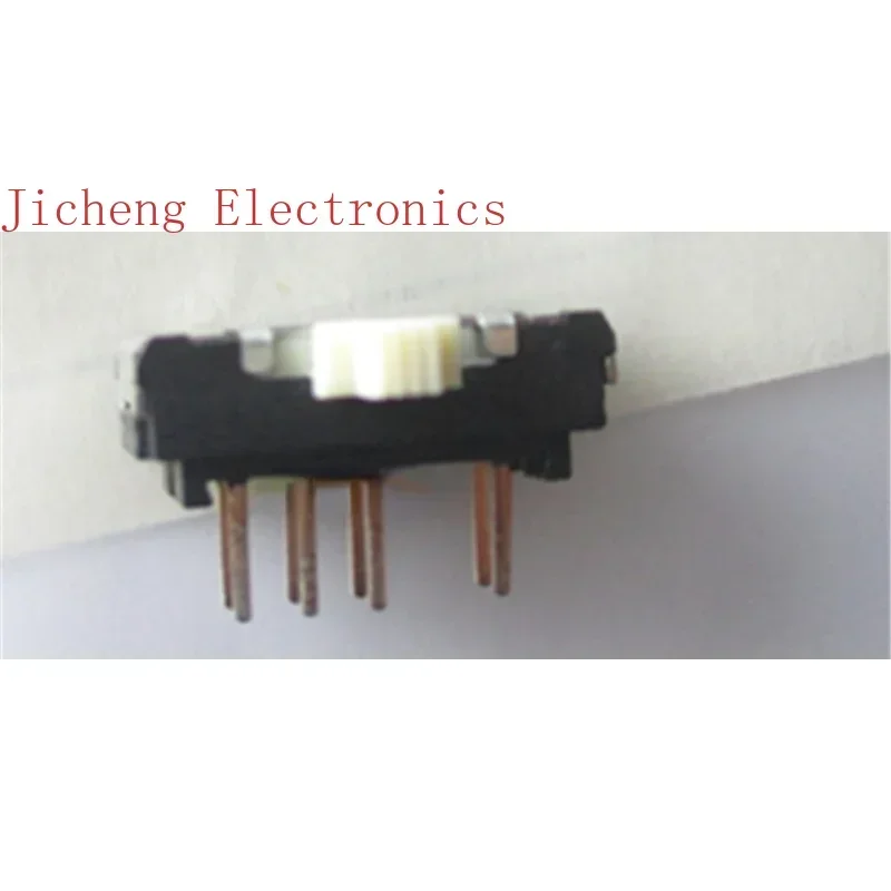 10PCS Imported SSSS928500 Pull Switch 8 Feet 3 Gears Slide  Side Dial Double Row Binglong 2mm