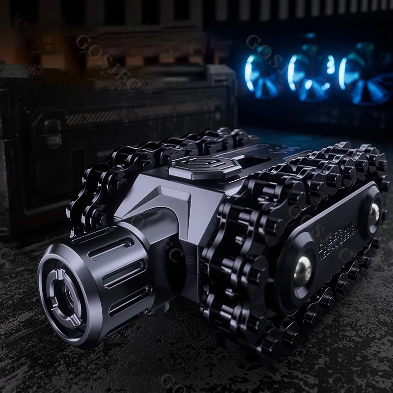 Tank EDC Push Slider Mechanical Ratchet Stress Relief toys Adults Stress Relief Toy Mechanical Push Slider