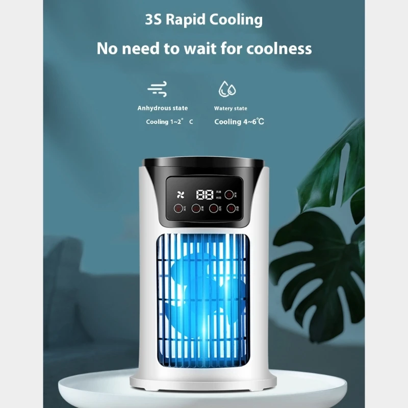 Điều hòa không khí động 300ml Máy làm mát không khí với quạt làm mát nhẹ
