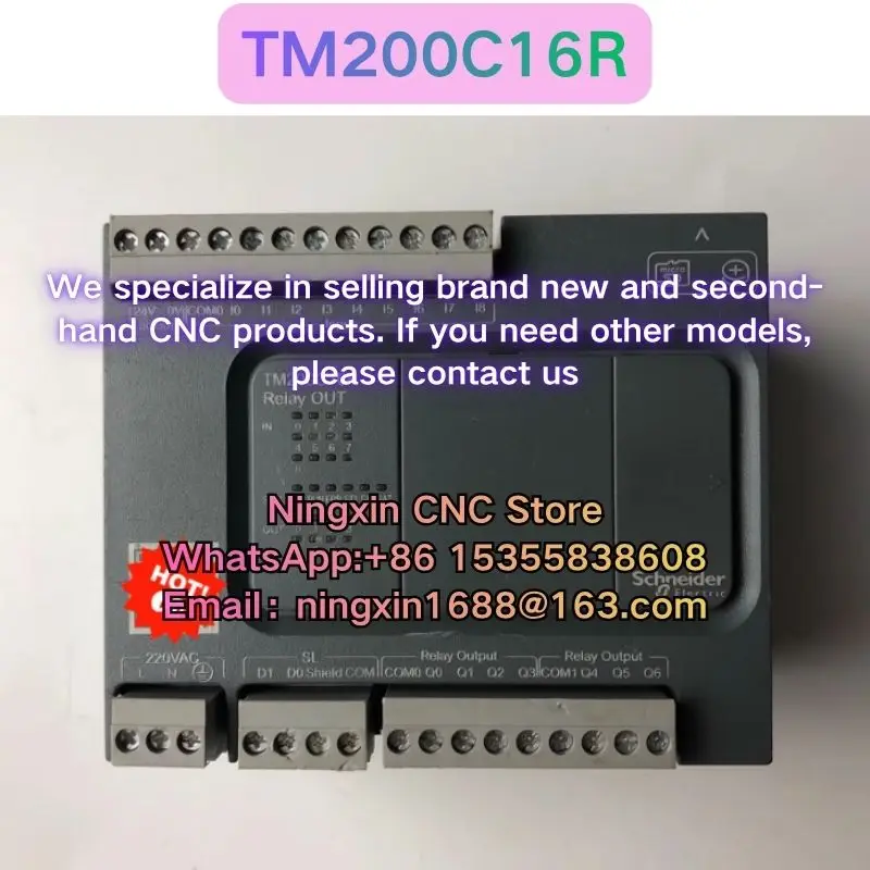 

Б/у модуль ПЛК TM200C16R. Функциональный тест пройден. Быстрая доставка.