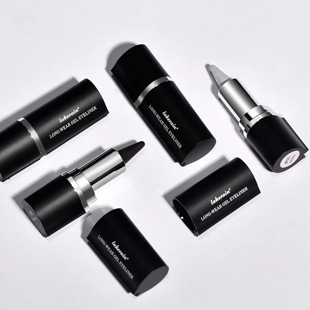 Creamy Texture Eyeliner, Fashion Personality Waterproof Smudge Drying To Gel Not Proof Sweat Easy Matte Quick L6L5