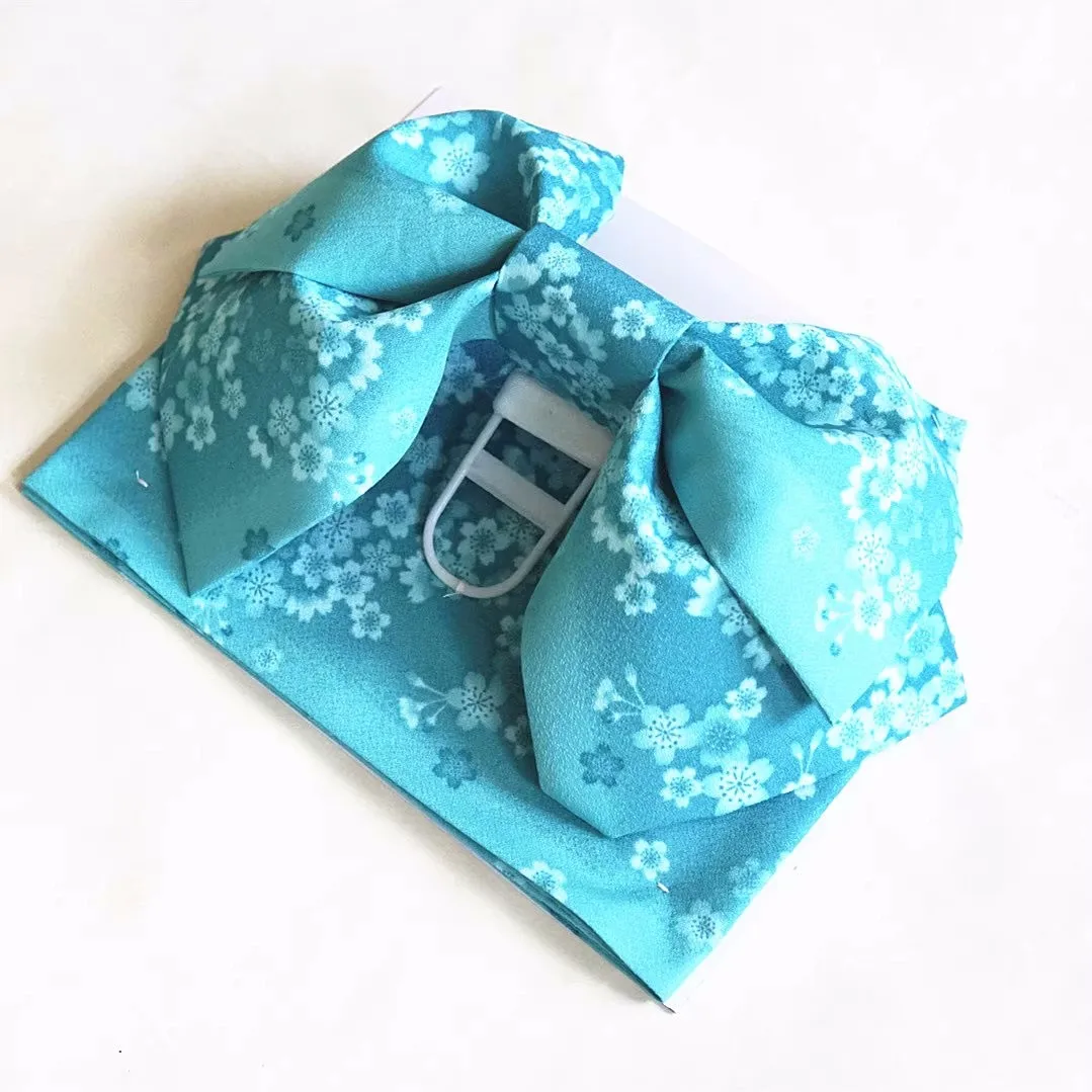 Japanese Kimono Waist Seal Women Bow-knot Haori Yukata Obi Belt  Traditional Classic Geisha Dressing Bow Tie Setting Waistband