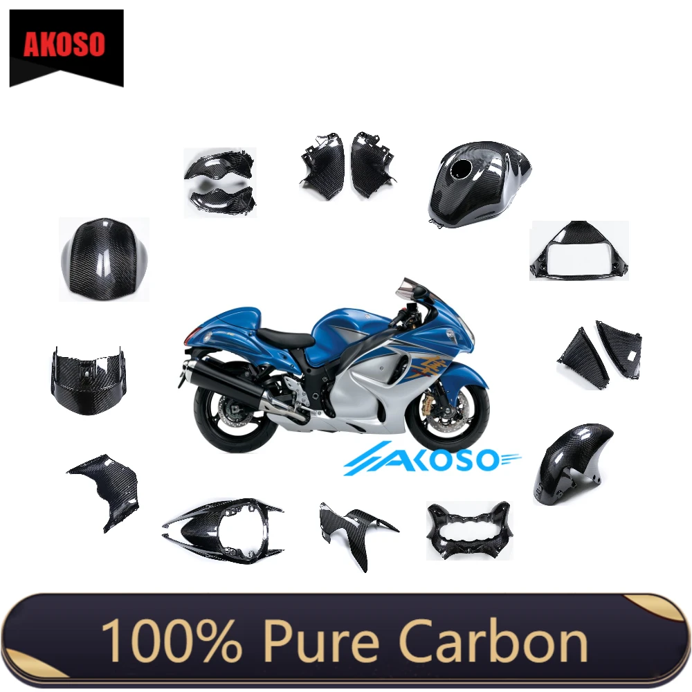

For Suzuki GSX1300 R Hayabusa Gen2 2008-2020 100% 3K Carbon Fiber Motorcycle Full Fairing Kits 2009 2010 2011 2012 2013 2014