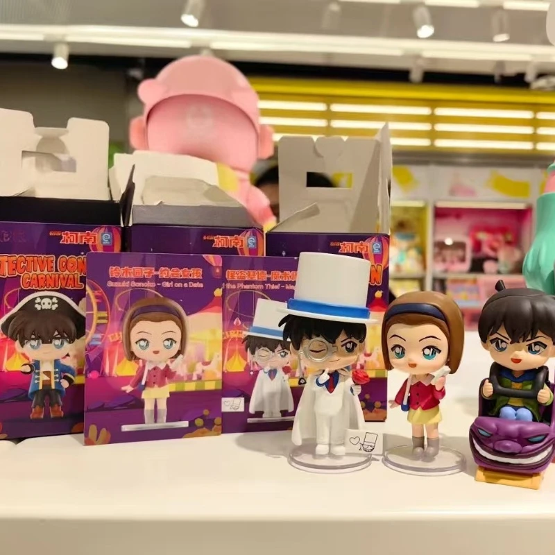 Offizielle Authentizität Detektiv Conan Vergnügungspark Serie Blind Box Tabletop Ornamente Rachel Moore Figur Spielzeug Puppe Anime