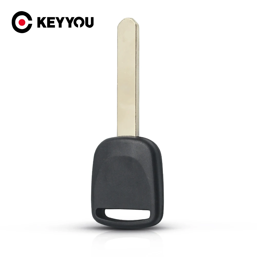 KEYYOU Transponder Remote Car Key Case Shell For Honda CR-V XR-V Accord Civic Jade with Chip Groove Key Fob Replacement