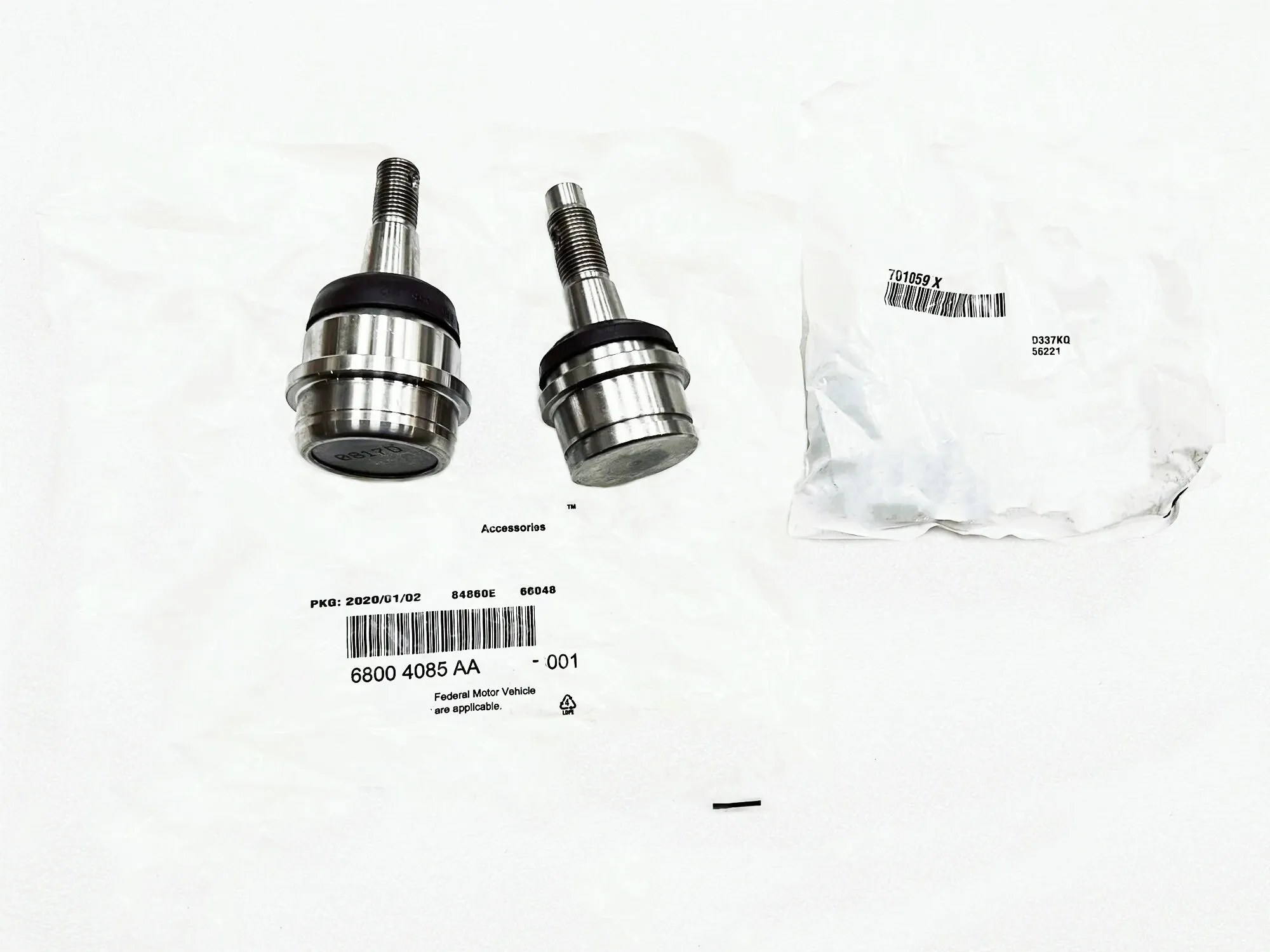 WAP01 Steering Knuckle Ball Joint (Vertical Axle Ball Joint, Front Axle Ball Joint) ,68004085AA, Suitable For: Wrangler JK, 2007