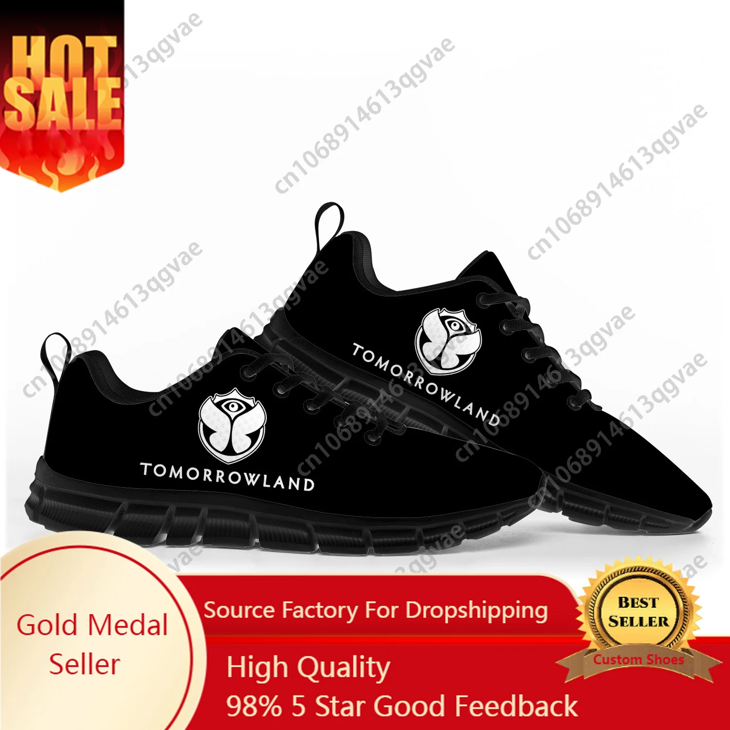 

Tomorrowland Flag Music Festival Sports Shoes Mens Womens Teenager Children Customized Sneakers Shoe High Quality Couple Shoes