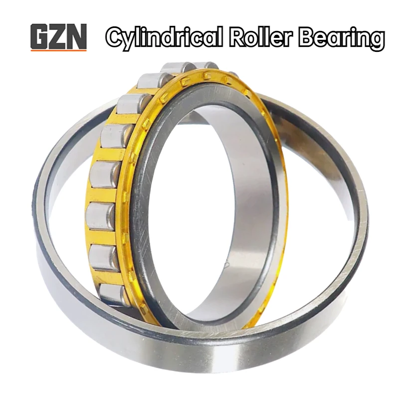 1PCS Single Row Cylindrical Roller Bearing N202EM N203 204 205 206 207 208 209 210EM Copper Cage Motor High Speed And Low Speed