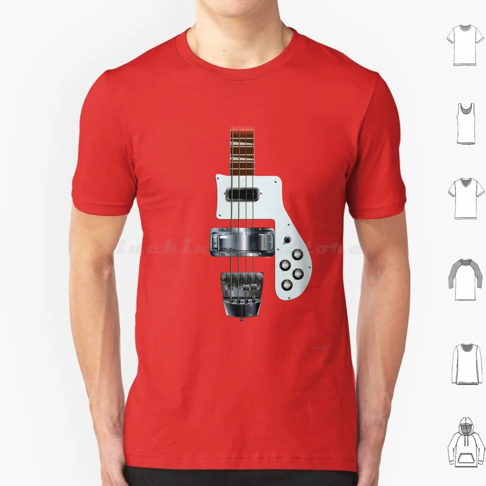 Bass Style Guitar Digital Illustration T Shirt Men Women Kids 6xl Bass Rick Townshend Petty Marr Lynott Guitar Music Strings