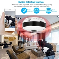 360 Degree Panoramic WlFl Camera V380 Pro APP CCTV Wireless Mini Fisheye Lens Two-Way Audio Surveillance Recoder