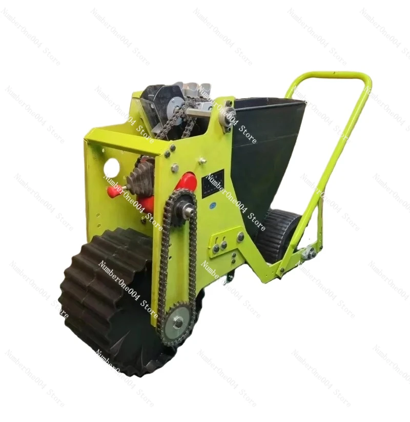 Applicable to wholesale agriculture farm hand push 1-row garlic seeder planting machine manual garlic seed planter