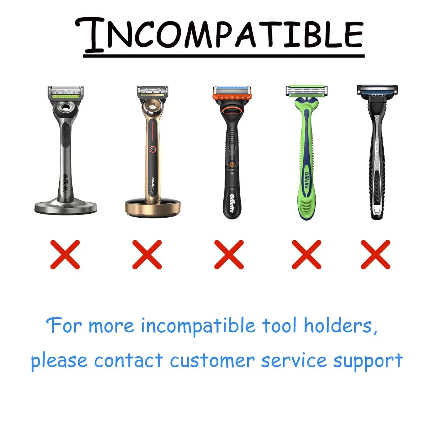 Gillette Rasierer Magnetisches Reiseetui Rasierer-Aufbewahrungsbox für Fusion-Serie Tragbarer Schutzhülle – Detail 14