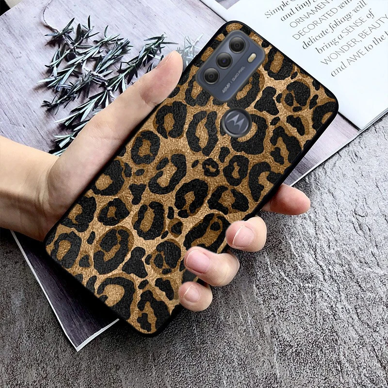 Animal Leopard Cheetah Print Phone Case For Moto G84 G23 G24 G31 G32 G41 G51 G52 G53 G54 G71 G82 G42 G62 G200 G Play G Stylus