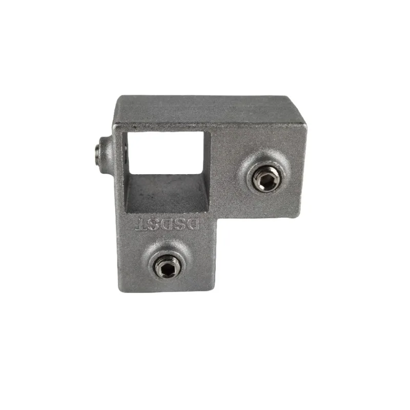 

1PC 20/25/30mm Aluminum Alloy Square Pipe DIY Solder-free Guardrail, Tee Joint, Base