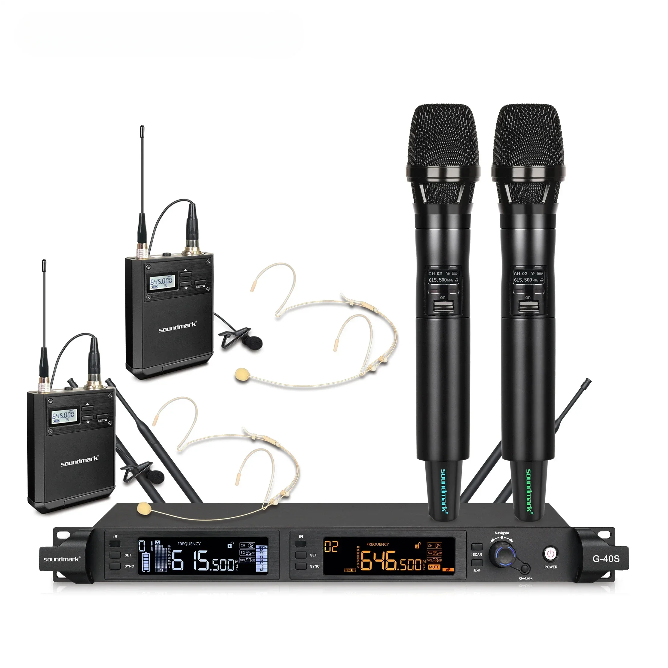 

G-40S Wireless True Diversity Performance Handheld Microphone