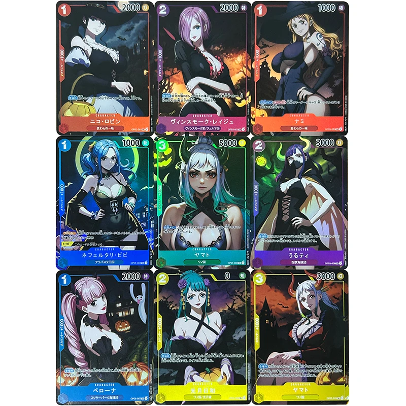 18PC/Set Anime Goddess Story Boy Battle Game Toys Collectible Cards Christmas Birthday Present One Piece DIY ACG Robin Luffy