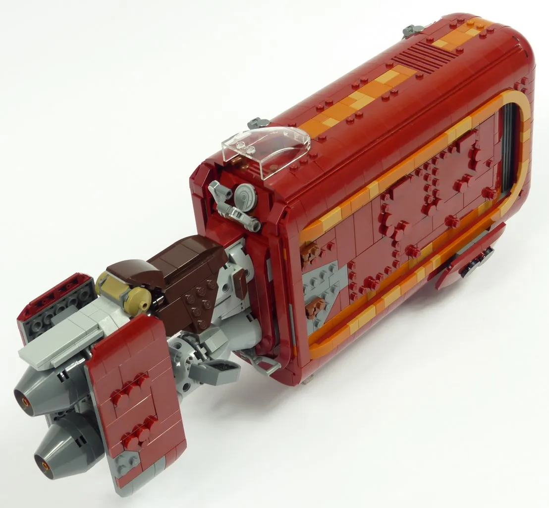 MOC-184744 1536pcs UCS Rey s Speeder moteur vélo spcavier blocs de construction spcae modèle de guerre