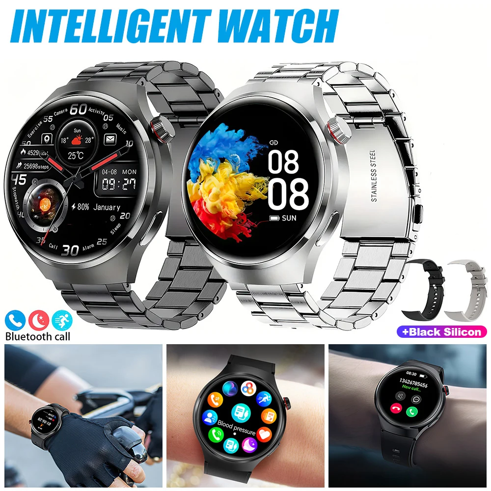 Outdoor Waterproof Smart Watch Full Touch Screen Bluetooth Call Smartwatch Heart Rate Blood Pressure Tracker Sport Watch