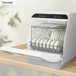 Dishwasher countertop 8 large capacity up and down spray automatic small household sanitizing and drying dishwasher