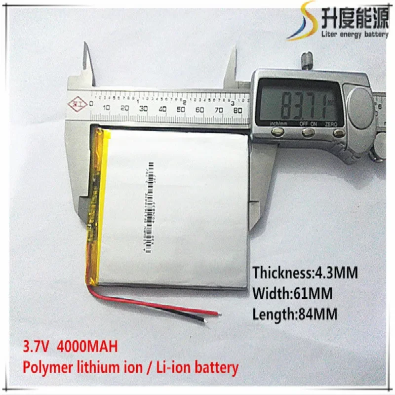 436184 3.7V 4000mah Lithium polymer Battery with Protection Board For  VX787 VX530 VX540T VX585 Free Shipping