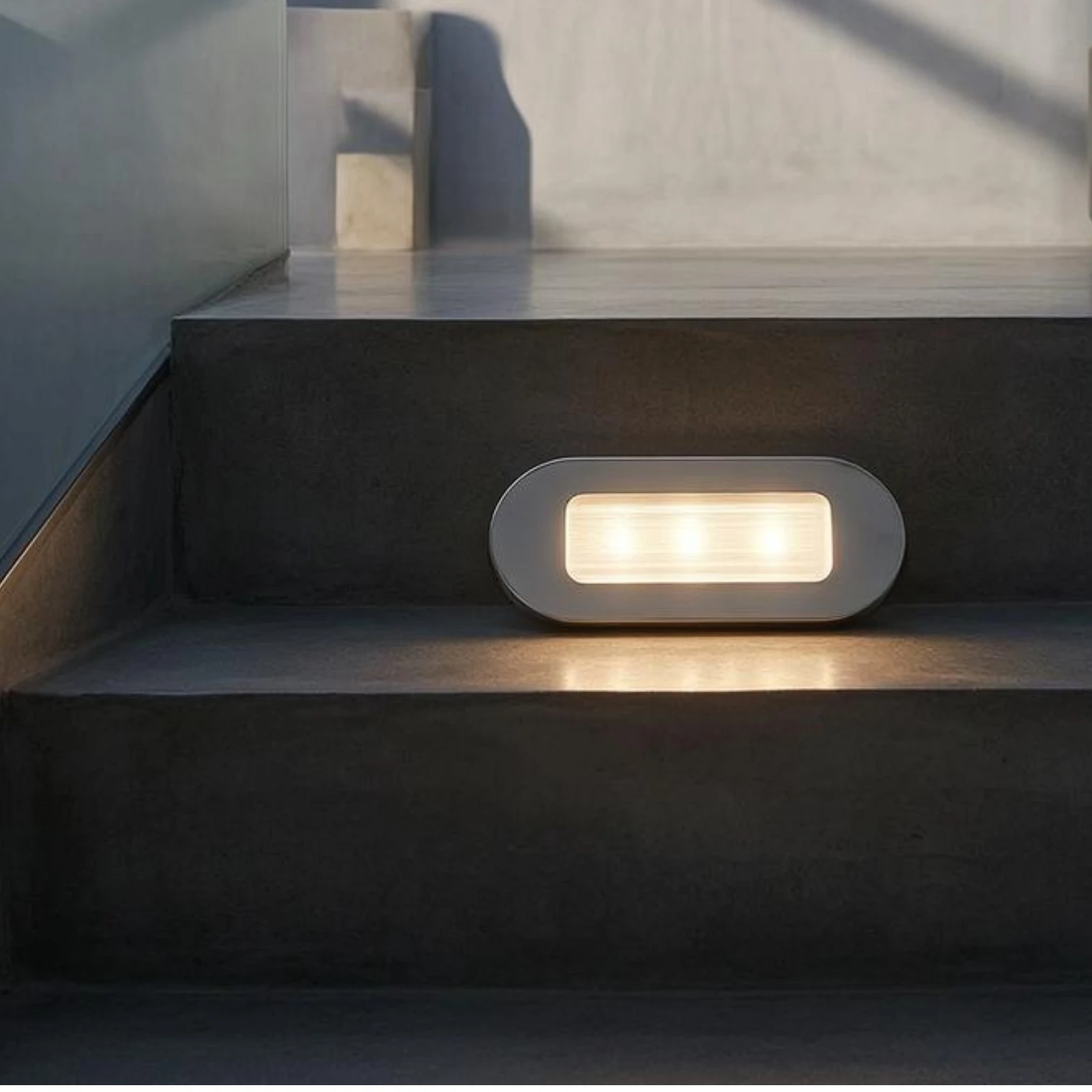 Waterproof Boat Light Frosted Lens Flush-Mount Step Light Slim Surface Mounted for Steps