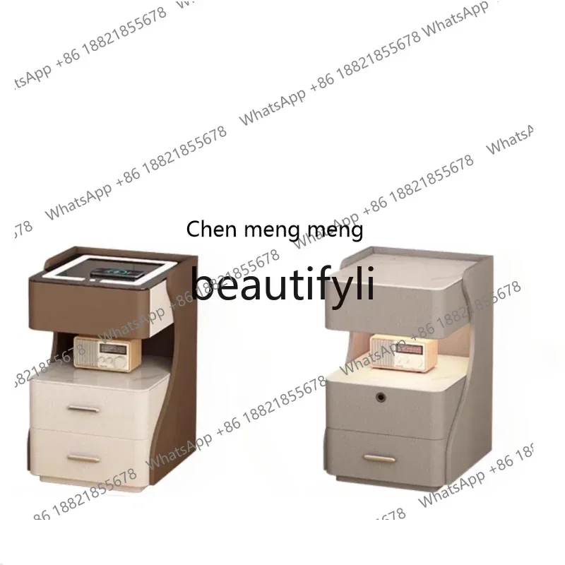 SS S7486 Multifunctional lifting bedside table, projector bracket, Bluetooth stereo side storage rack placement cabinet