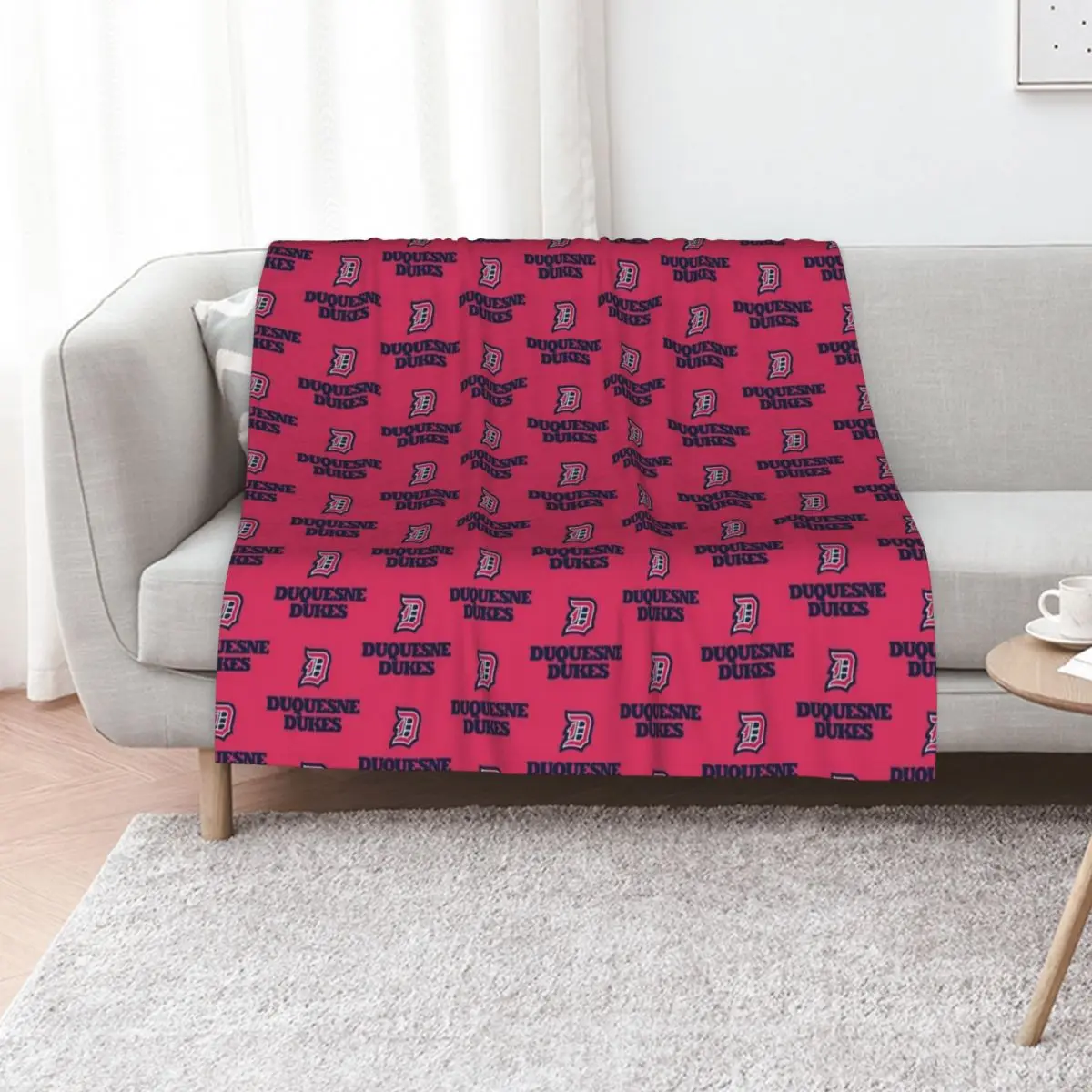 Duquesne Dukes Throw Blanket Personalized Gift Hairys decorative Retros Bed Fashionable Hairy Blankets